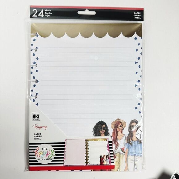The Happy Planner Classic Notes Paper Rongrong 24 Double Sided Pages DeVoe - Picture 3 of 4